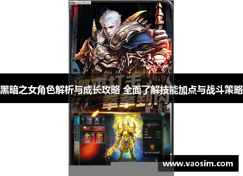 黑暗之女角色解析与成长攻略 全面了解技能加点与战斗策略
